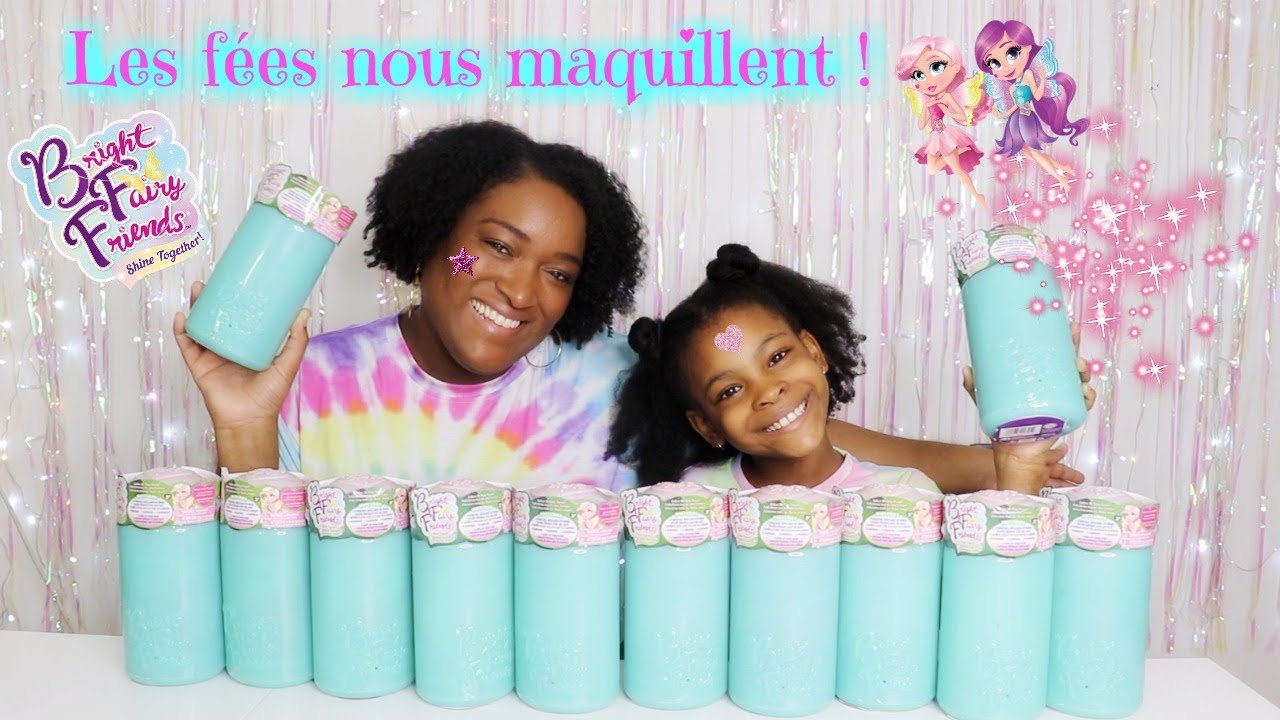 MAQUILLAGE AVEC DES PAILLETTES DE FEES Bright Fairy Friends