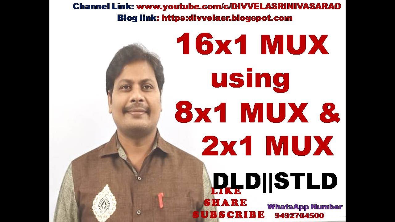 16:1 Multiplexer using 8:1 and 2:1 Multiplexer || 16x1 Multiplexer using 8x1 and 2x1 Multiplexer ||