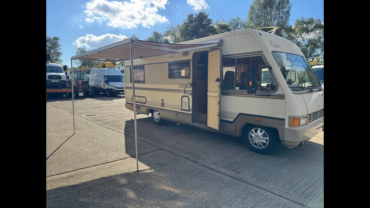 1989 Dethleffs Classic 660 Motorhome 2.5 Turbo Diesel 4 Berth LHD Classic Retro Camper - G573 LWP