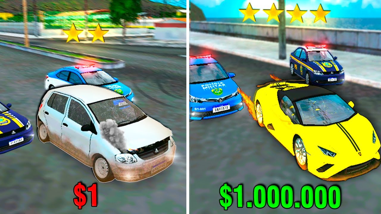 CARRO de 1 REAL vs CARRO de 1.000.00💸 - REBAIXADOS ELITE BRASIL