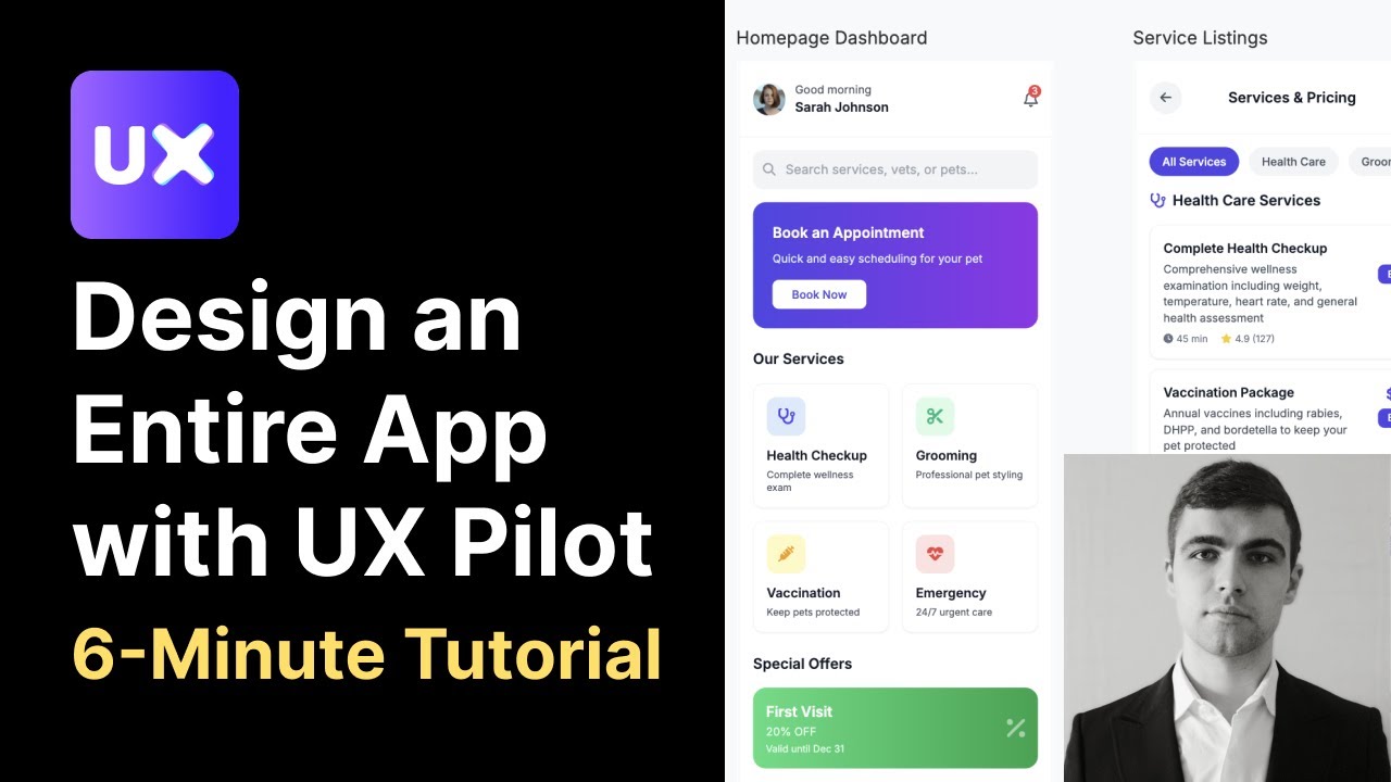 Design an Entire App in Minutes with AI | UX Pilot Review