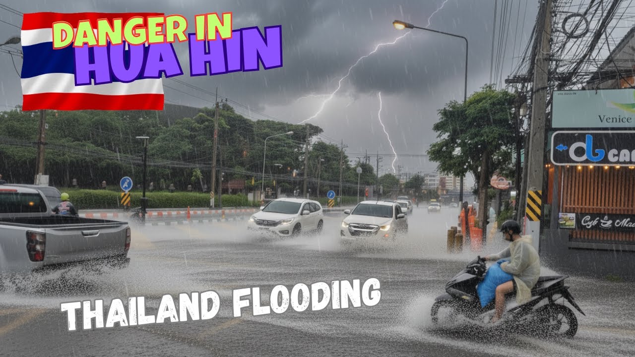 Hua Hin Thailand is UNDER WATER DANGER