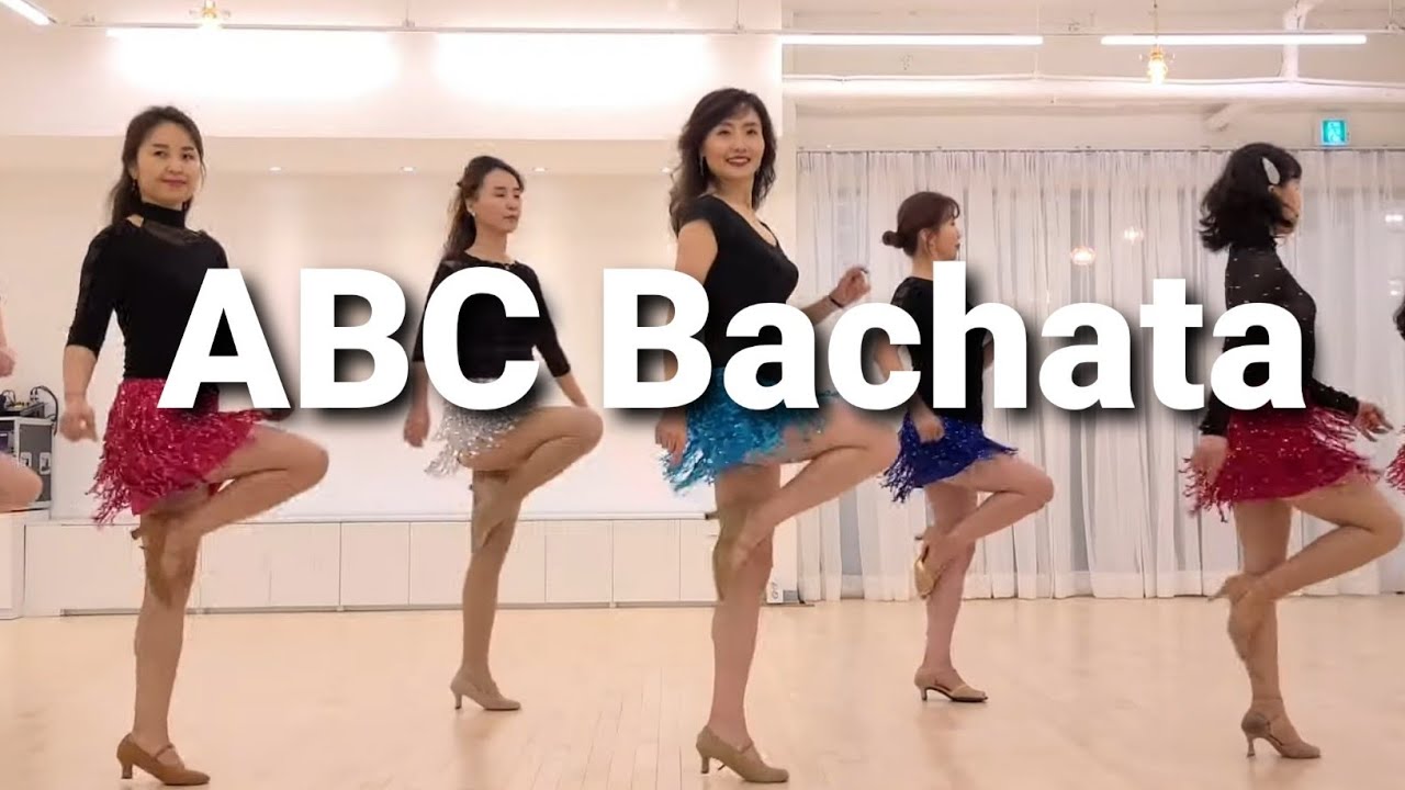 ABC Bachata Line Dance (Beginner) Demo l ABC Bachata Line Dance l Linedance