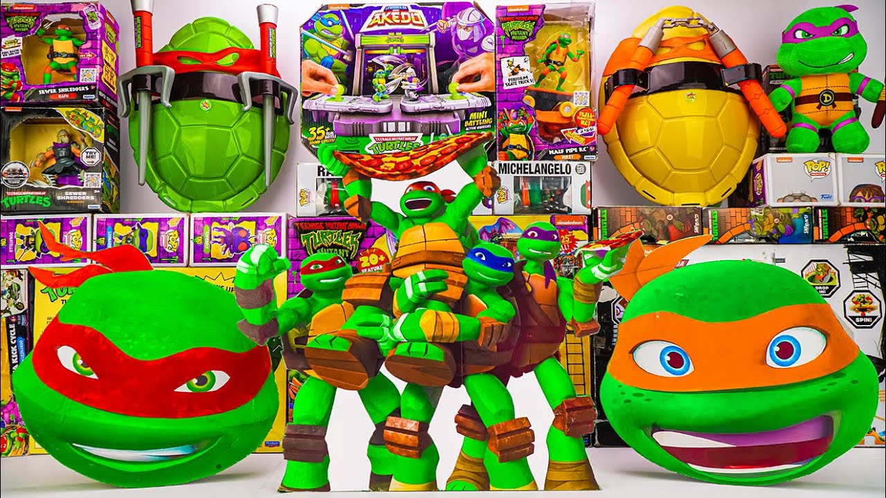 Teenage Mutant Ninja Turtles Unboxing | Secret Box of 4 Ninja Turtle Warriors | Battle Arena Playset