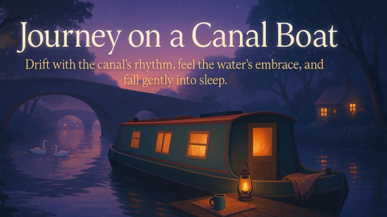 Journey on a Canal Boat | Relaxing Sleep Story for Deep Rest & Peaceful Dreams