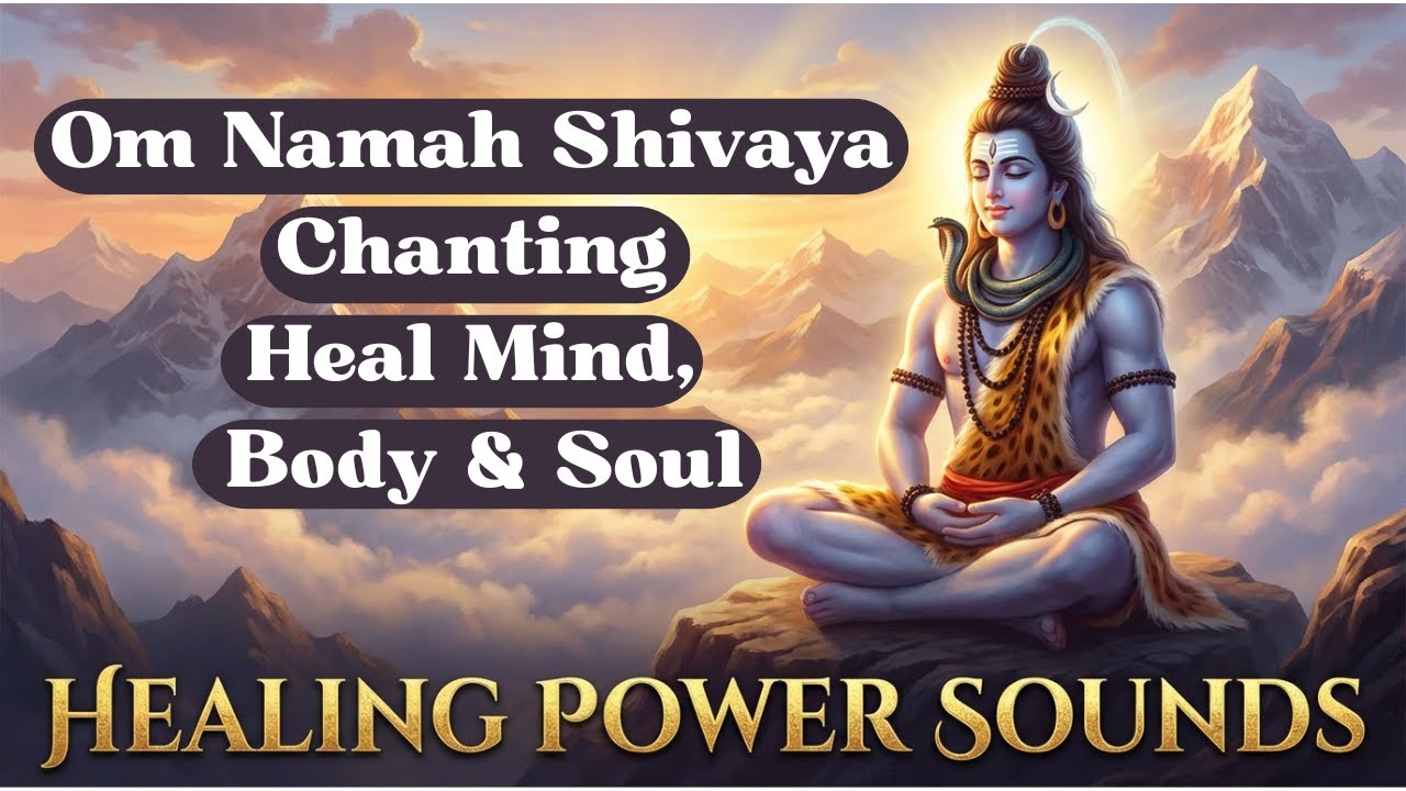 Om Namah Shivaya Chanting | Heal Mind, Body & Soul |Powerful Lord Shiva Mantra |Healing Power Sounds