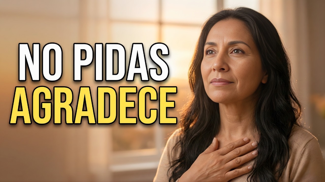 1 Minuto Antes de Tu Día: No Pidas, Agradece | Oración de Gratitud