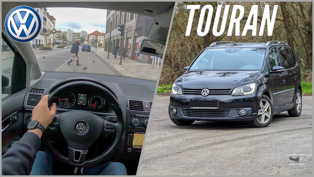 2012 VW Touran Highline [2.0 TDI | 140HP] - POV City Test Drive | Sound