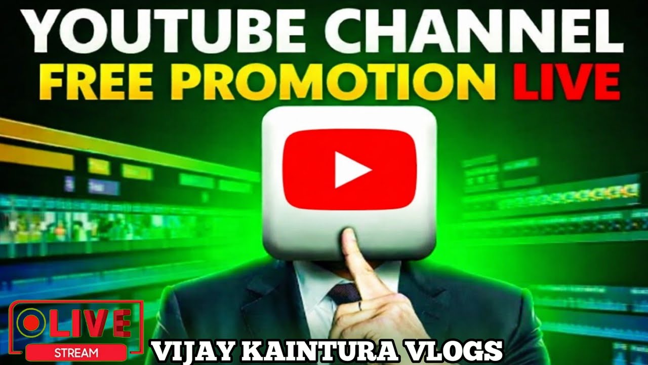 SUB 4 SUB  YouTube channel free promotion Vijay kaintura vlogs  LIVE 🔴