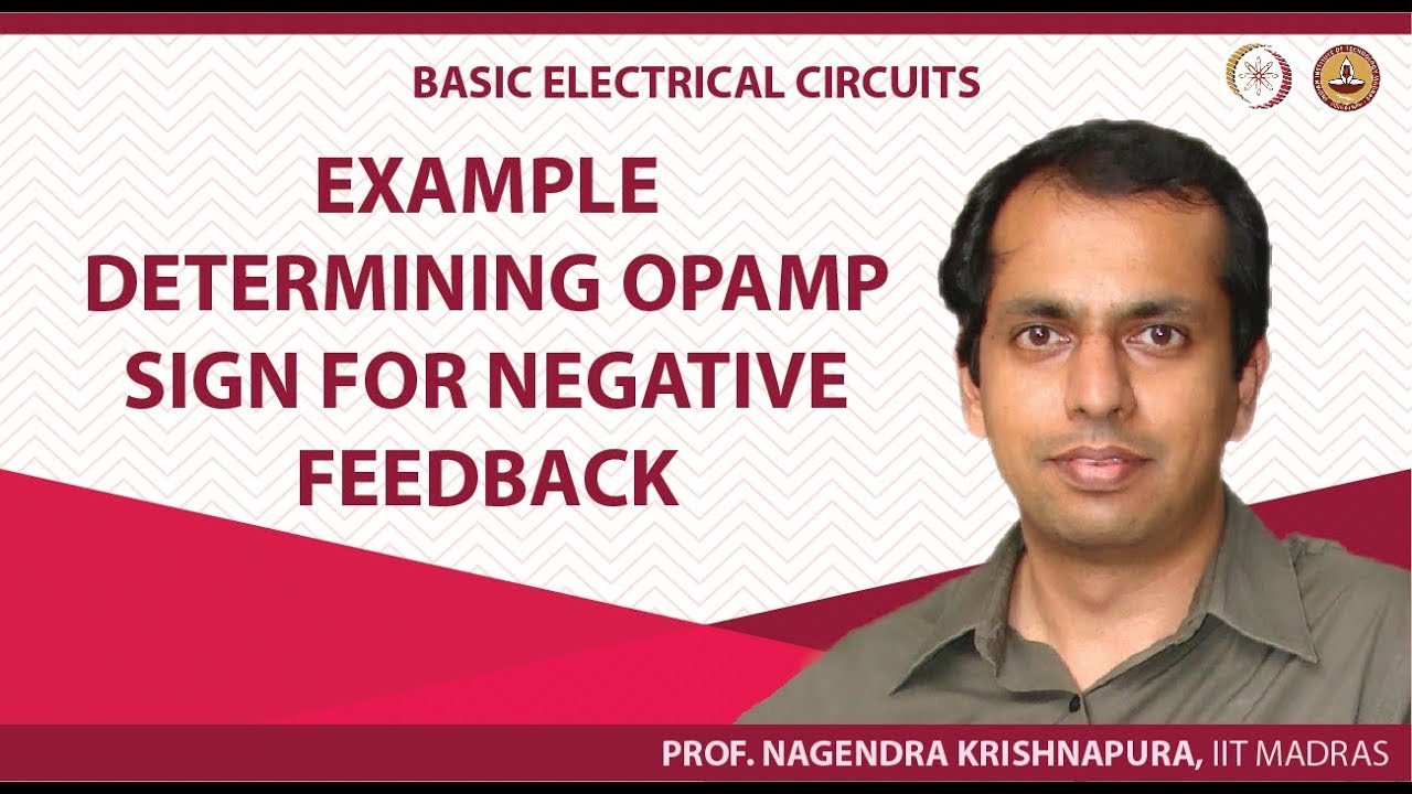 Example: Determining opamp sign for negative feedback
