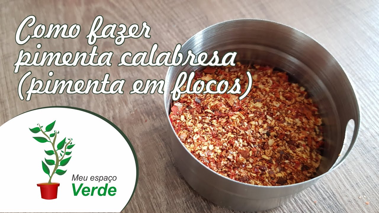 Pimenta calabresa, como fazer