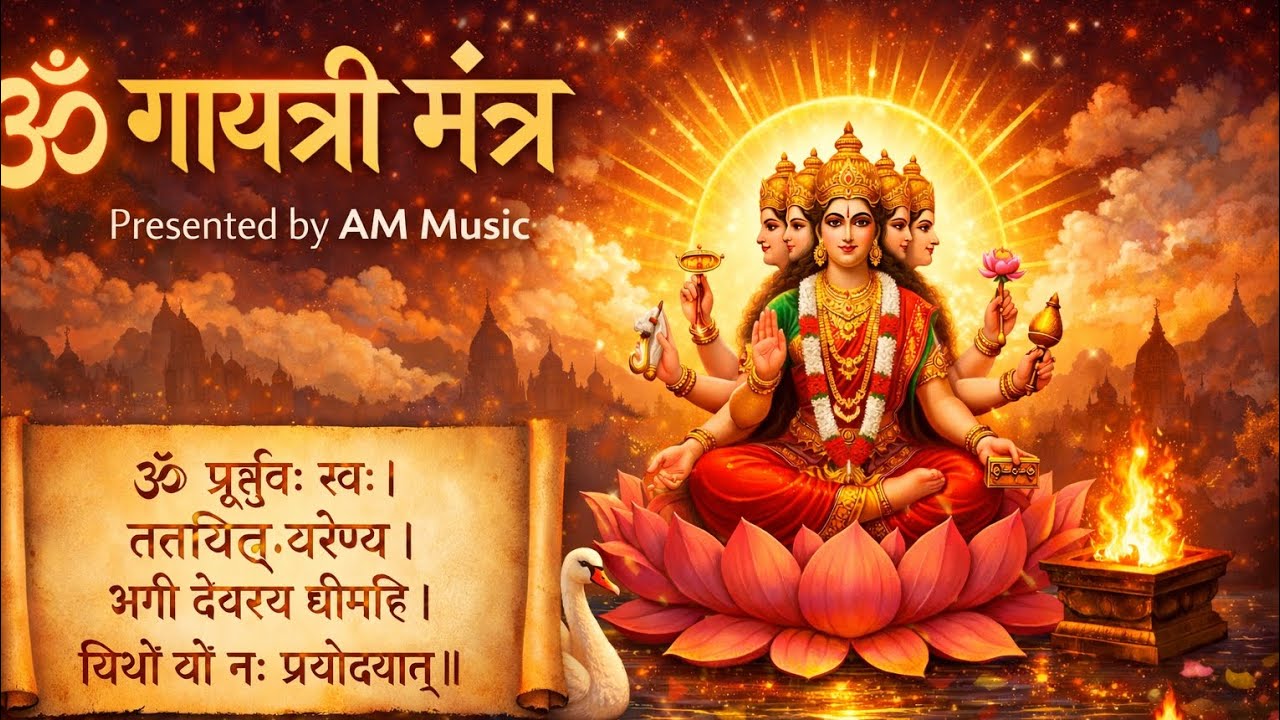 ॐ गायत्री मंत्र ll Latest Mantra 2026 ll दिन में सुनो हर कार्य पूरा होगा ll 