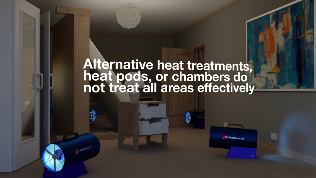 Bed bug Heat Treatment Video- JG Pest control
