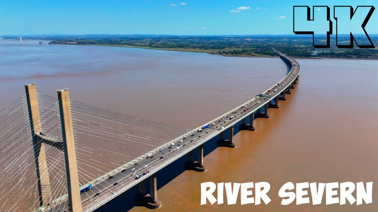 River Severn Drone Footage 4K