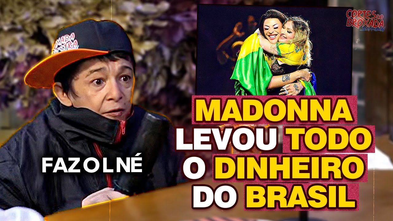 CRIANÇA VESTIDA de IDOSO TILTA com MADONNA no BRASIL