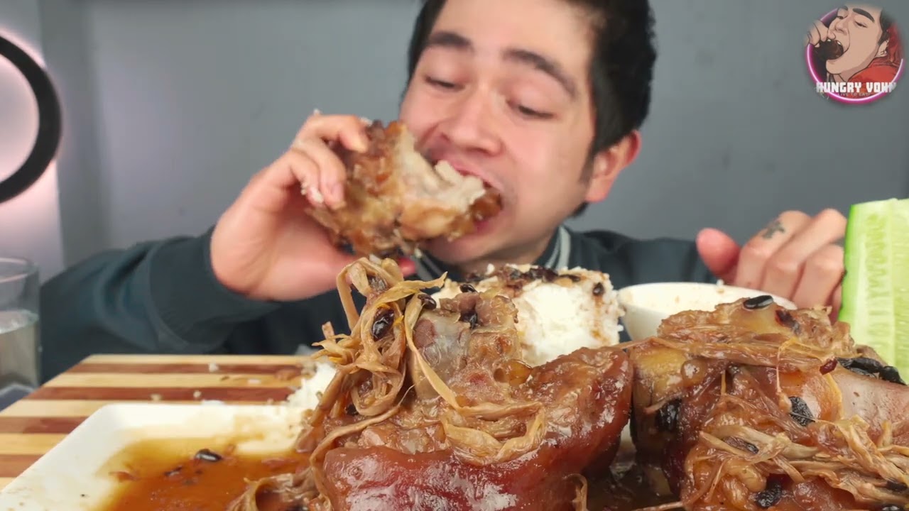 PORK KNUCKLES HUMBA BISAYA MUKBANG HUNGRY VOHN | MUKBANG PHILIPPINES|PINOY MUKBANG