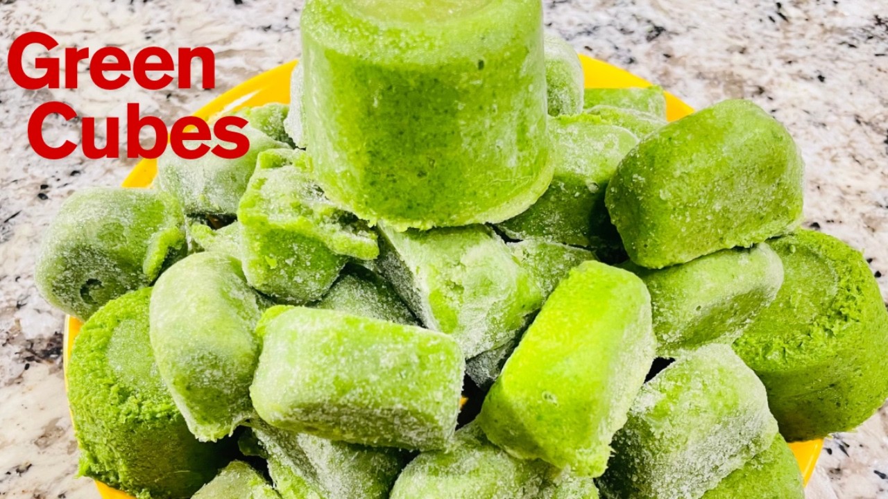 Are You Trying to Stay Away From Commercial Food Seasoning?Then try these #Green Cubes #healthyfood