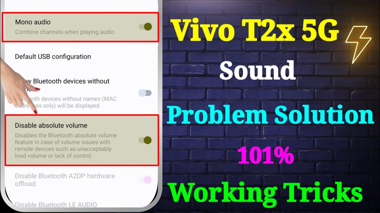 Vivo T2x 5G Sound Problem | How to Increase Sound In Vivo T2x 5G | Vivo T2x 5G Speaker Problem