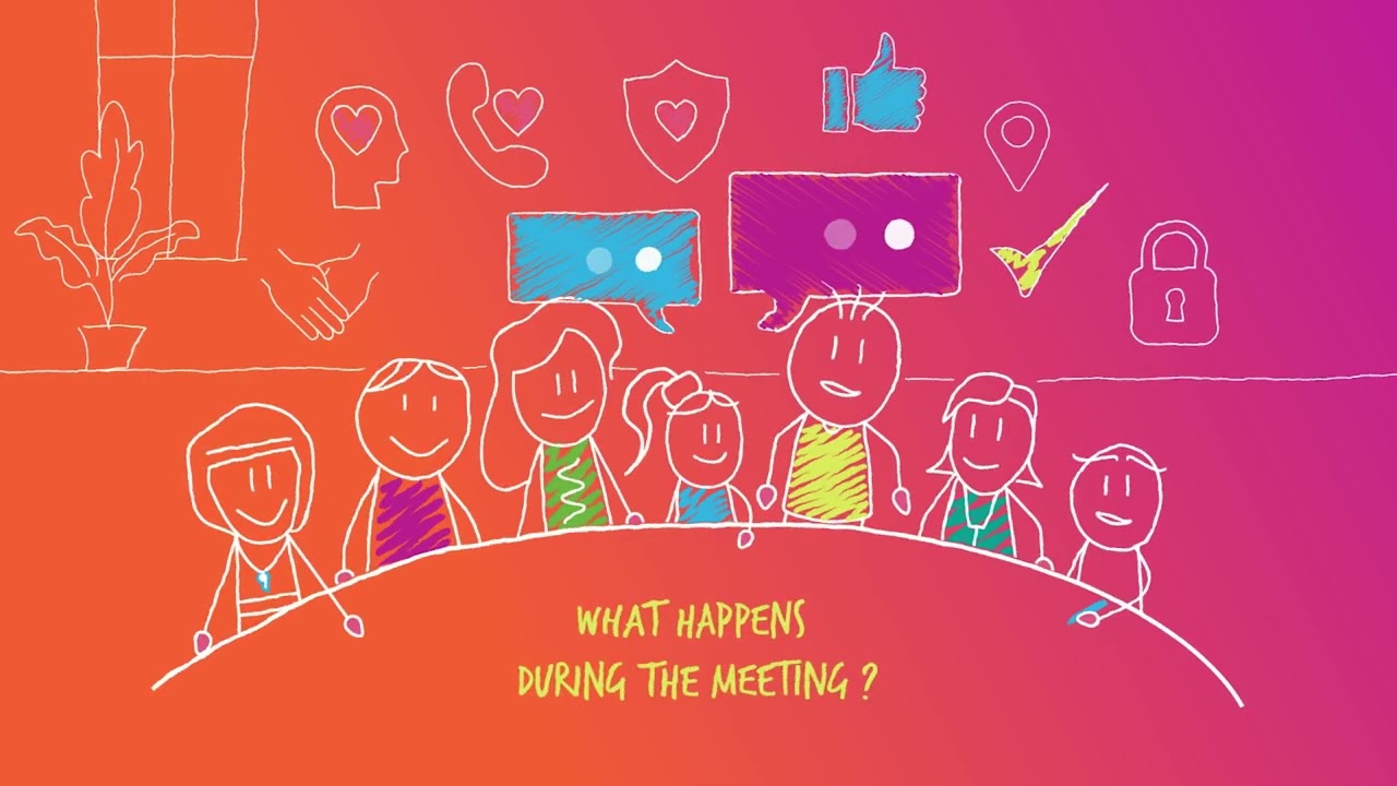 Young People explain what a Child Protection Conference is, and how they actively participate