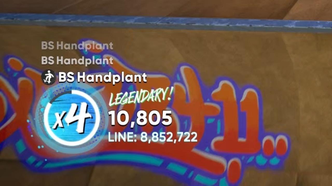 SKATE 4 UNOFFICIAL WORLD RECORD : HIGHEST VERT SCORE 