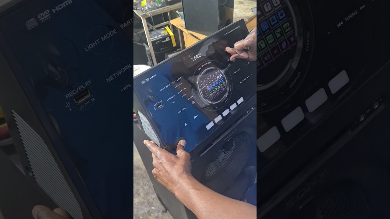How to reset Sony MHC_V90DW