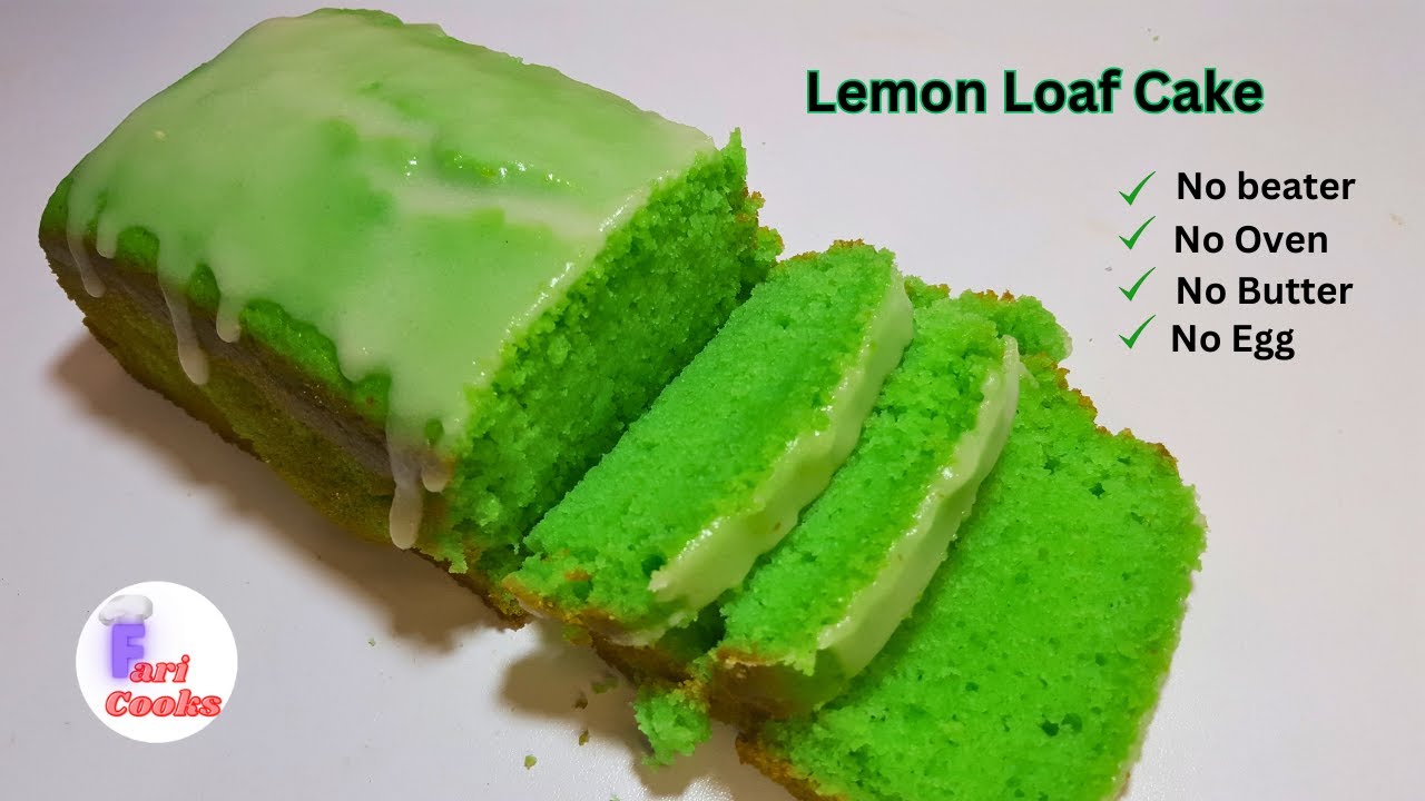 No Oven No Egg Lemon Loaf Cake Recipe | Super Soft Lemon Loaf Cake without oven  #independenceday