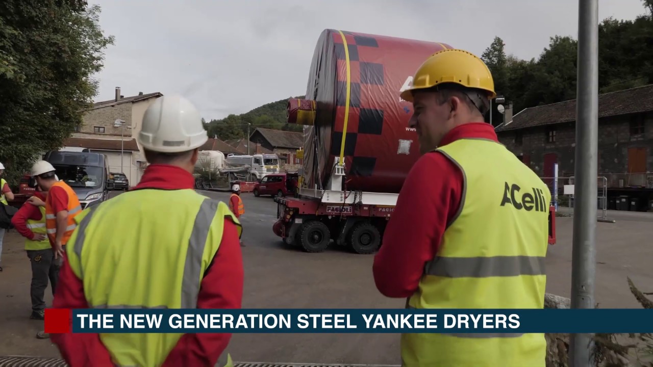 A.Celli - IDEAL™forged steel Yankee Dryer installation