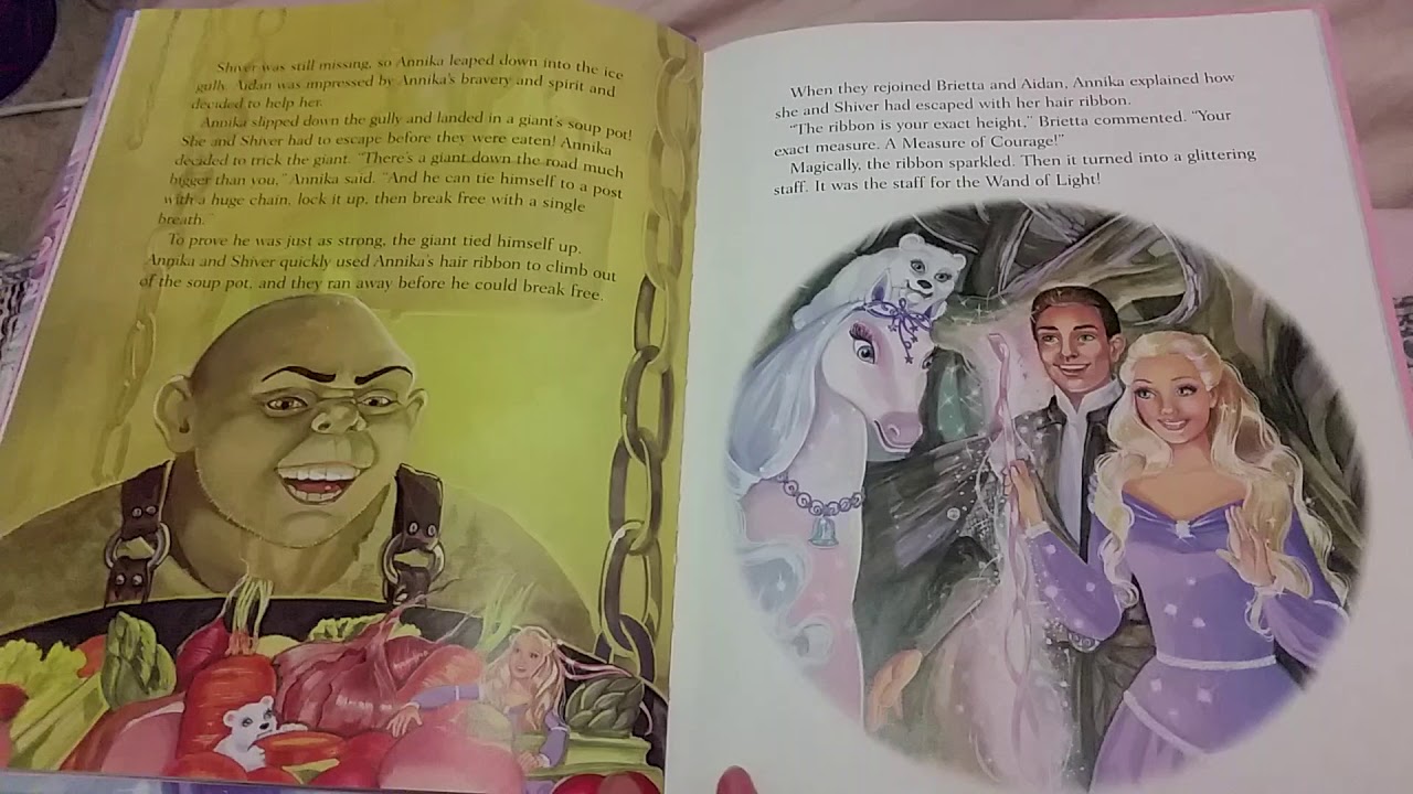 Barbie and the Magic Pegasus Book Review  (Please pause if you want to read the storybook)