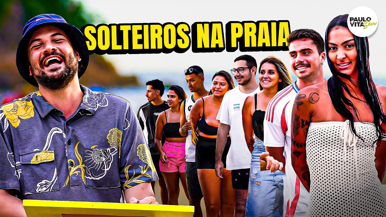 Soltei DESCONHECIDOS na PRAIA | Se gostar, BEIJA