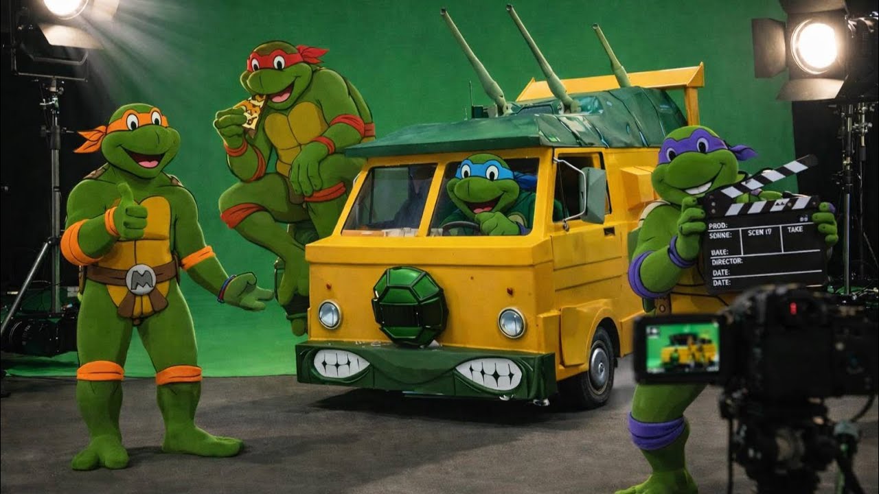 Мы построили ФУРГОН ЧЕРЕПАШЕК НИНДЗЯ из старого Volkswagen (1987) 🐢