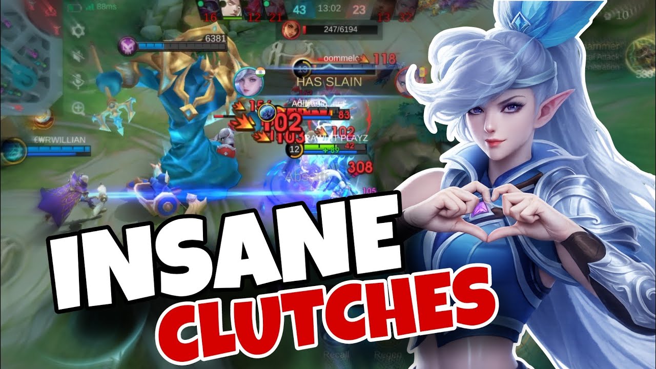 Miya Gone Mad - Insane 1v4 clutches | Moba legends | Montage | Rawhit Playz 