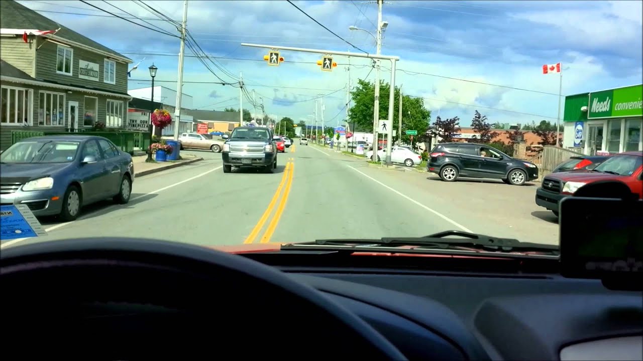 Driving Thru St. Peter's Cape Breton Nova Scotia