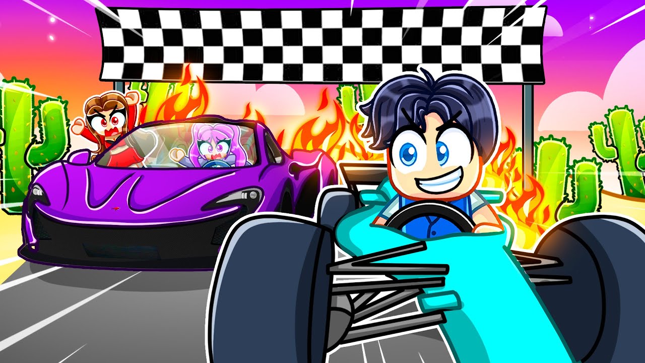 R1702 vs FORMULA 1 RACECAR In Roblox A DUSTY TRIP!