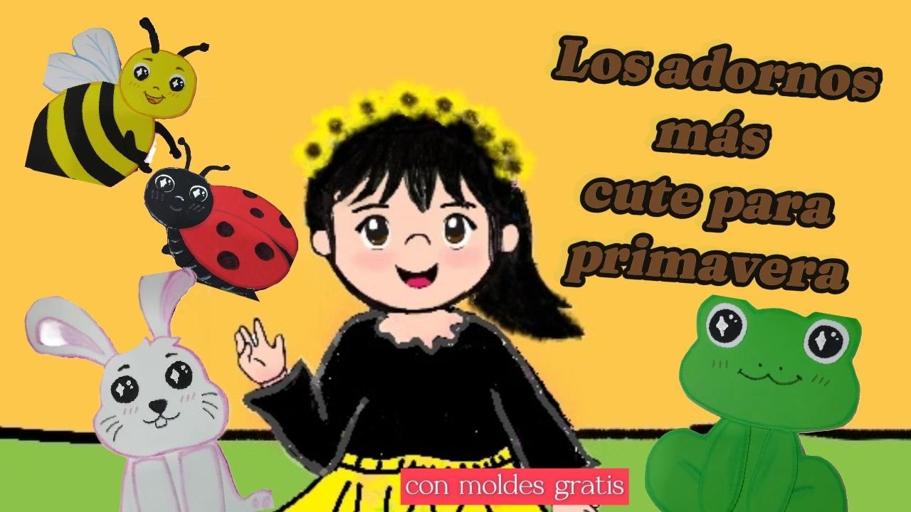 🌸 Adornos de Primavera 🦋 Curiosidades Divertidas de los Animalitos de la Temporada  #primavera #diy