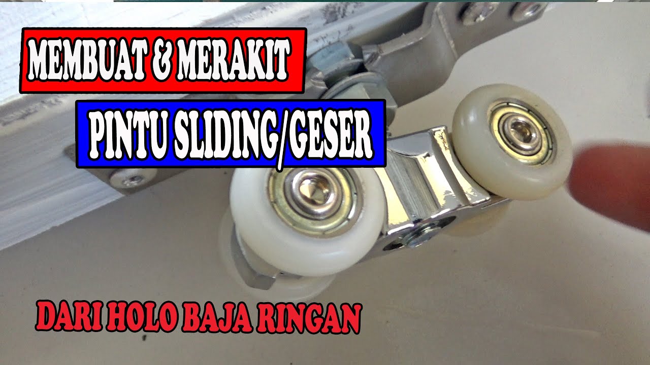 PINTU GESER ATAU PINTU SLIDING DARI HOLO BAJA RINGAN