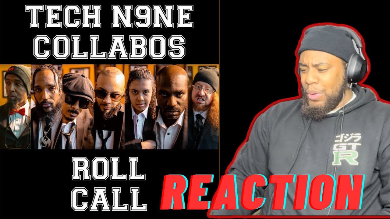 HE PUT THE BAT SYMBOL UP! | Tech N9ne - Roll Call  (Reaction)