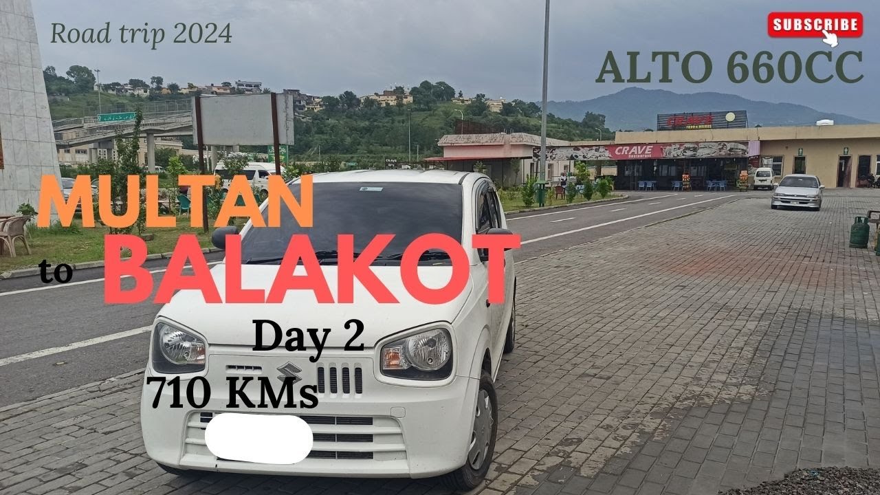 Multan To Islamabad, Balakot & Babusar Top | Day 2 On Alto 660cc | Heavy Rain Trouble #storm #alto