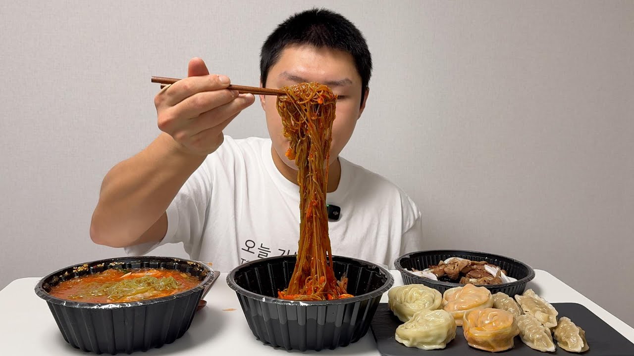 술먹고 다음날 냉면으로 해장하기 #냉면먹방 #물냉면 #비빔냉면 #mukbang
