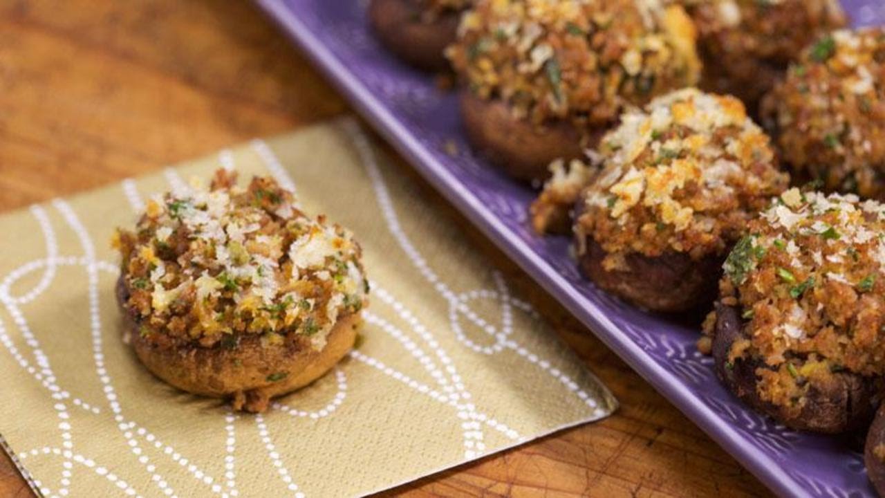 Emeril Lagasse’s Sausage-Stuffed Mushrooms