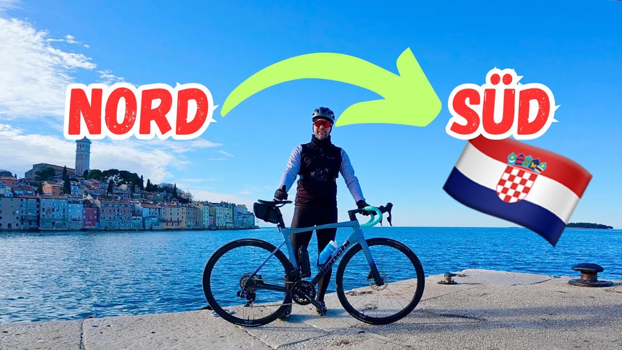100 km & 1000 hm Von Umag nach Pula - Mit dem Fahrrad entlang der Küste Istriens! 🚵‍♂️