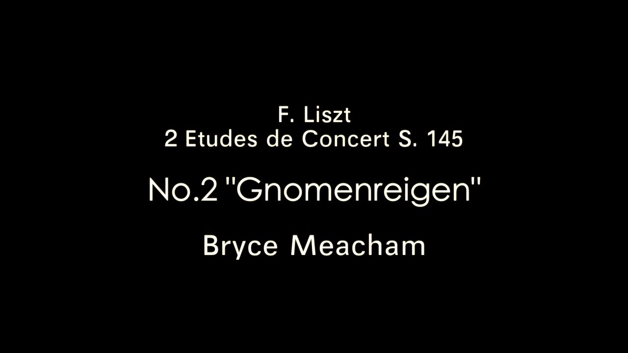 F. Liszt : Gnomenreigen