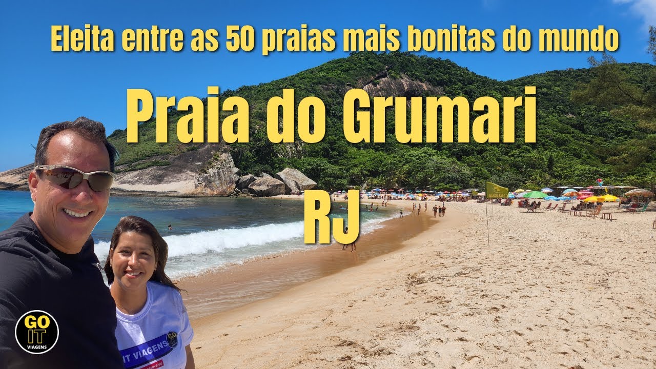Como é a praia do Grumari, Rio de Janeiro.