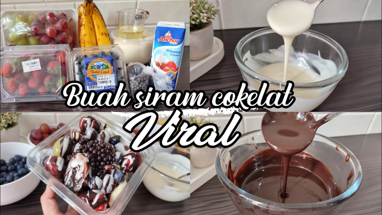 Buah Siram Coklat | Fruit Cocktail Viral Malaysia