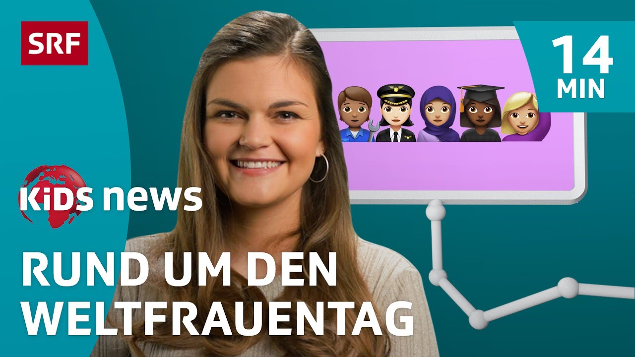 SRF Kids News: Internationaler Frauentag – Von Feminismus bis Frauenstadtrundgang | Kindervideos