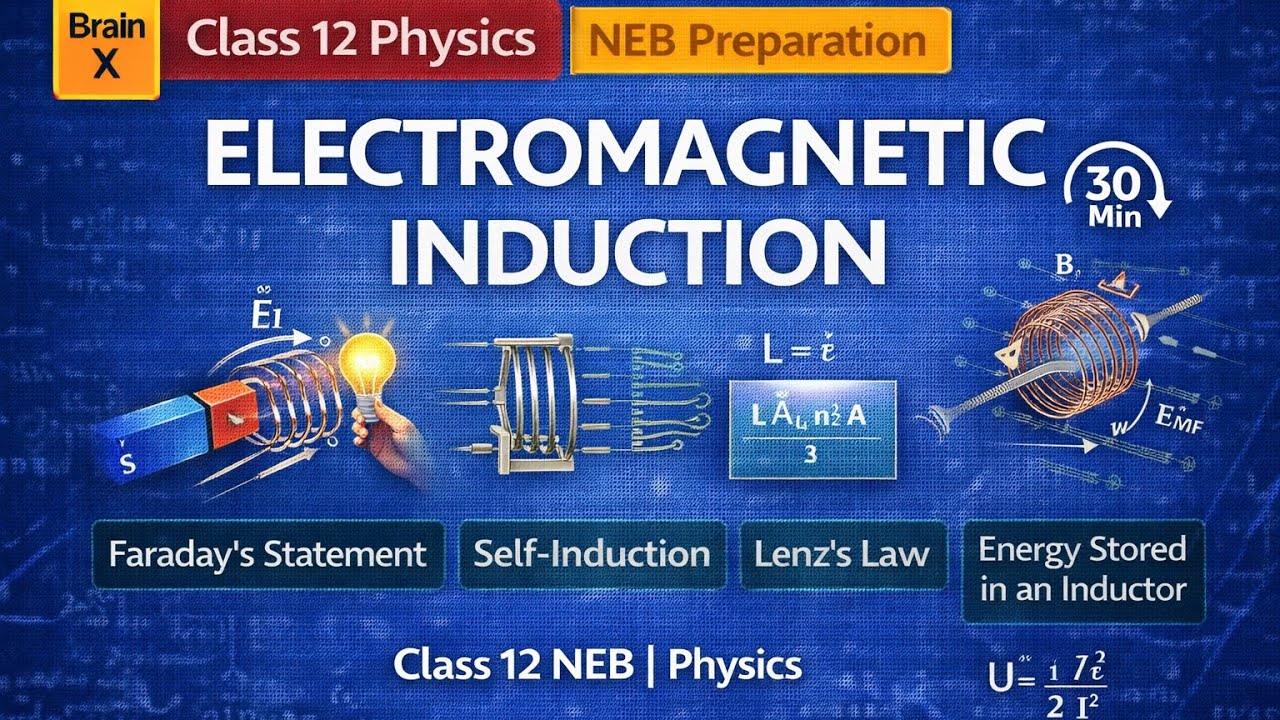 Electromagnetic Induction in 30 Minutes | Class 12 Physics NEB One Shot Part 1