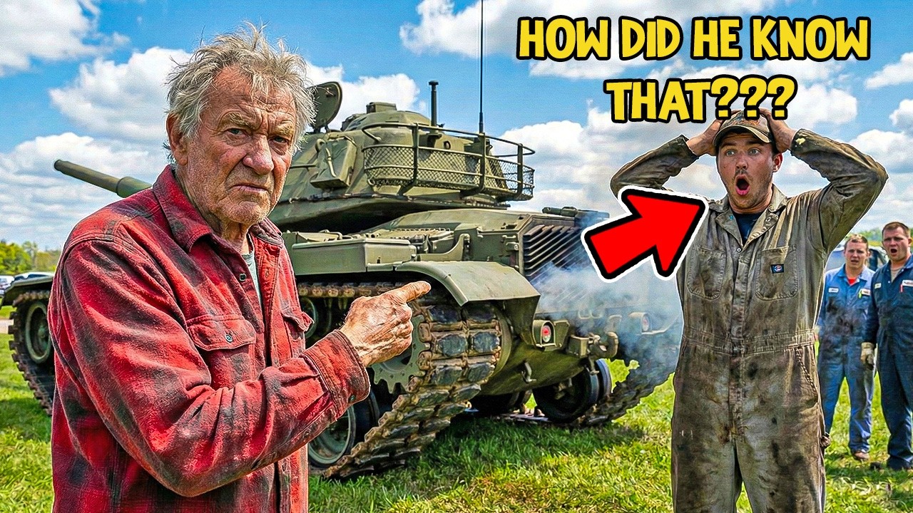 Mechanic Said the Tank Was Beyond Repair — The Homeless Veteran Found the Problem in Three Minutes