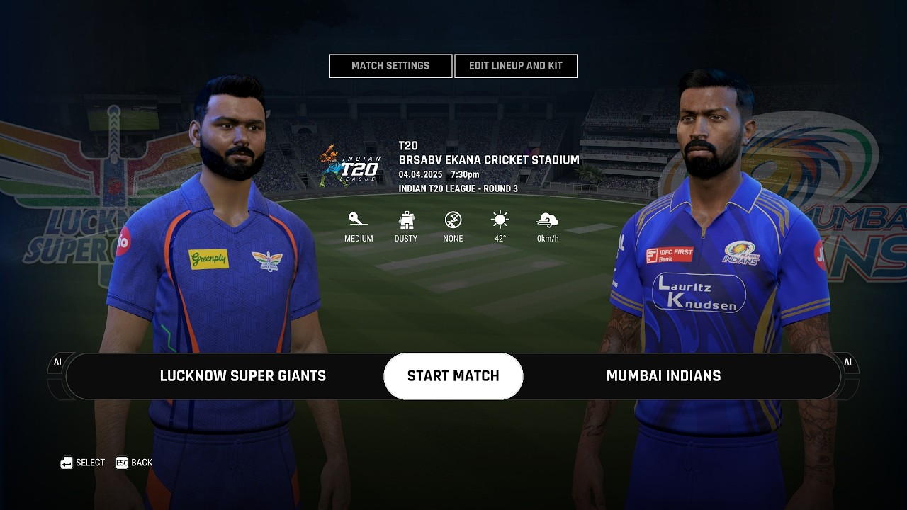 🔥LSG VS MI🏏 BIG IPL MATCH | CRICKET 26 LIVE🔥! Ultra Graphics Gameplay | #shortslive #shortsfeed