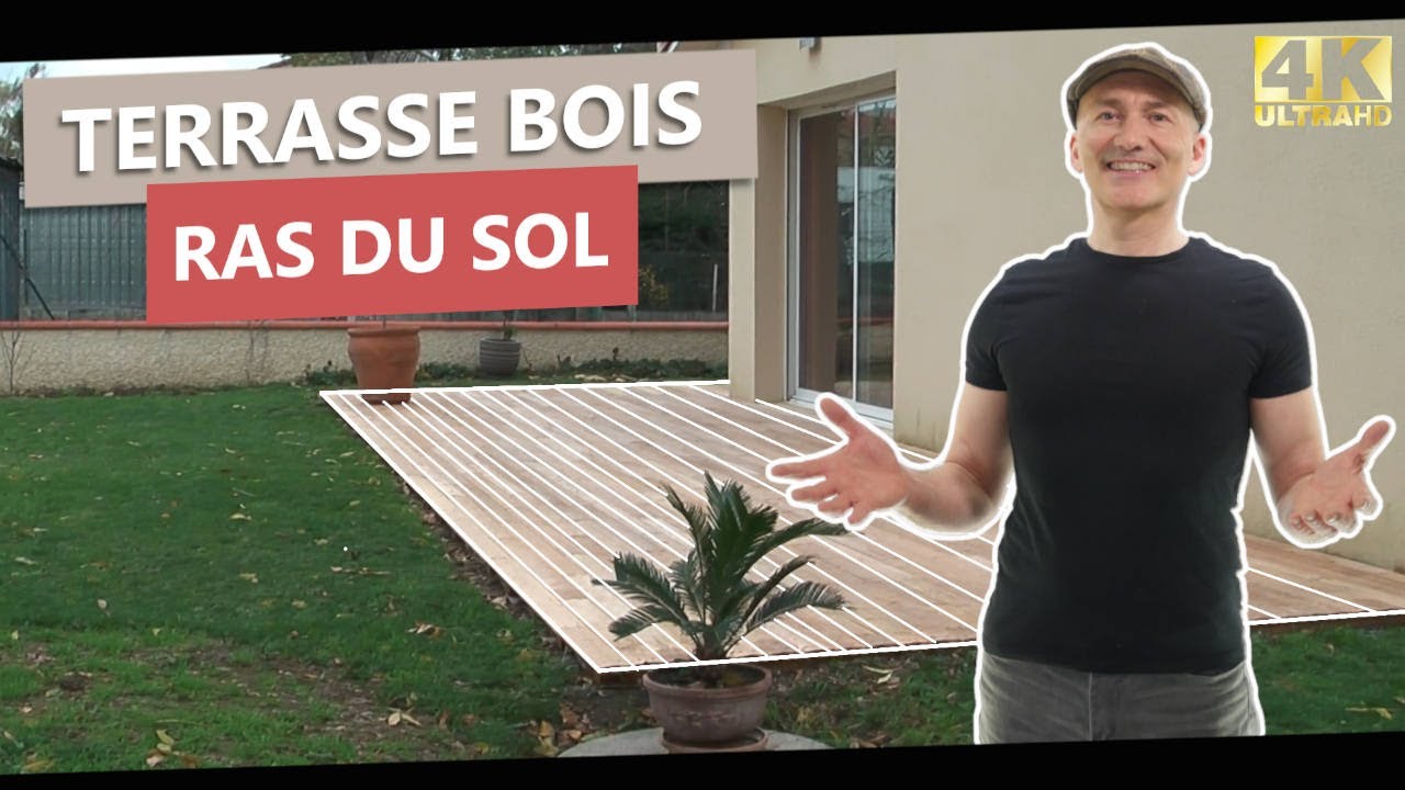 Terrasse bois RAS DE SOL