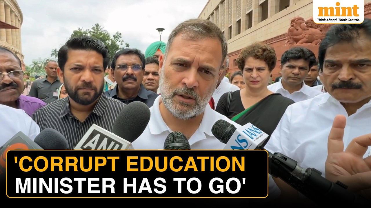 Rahul Gandhi Insists No Parliament Discussions Over Paper Leak Until Dharmendra Pradhan Quits