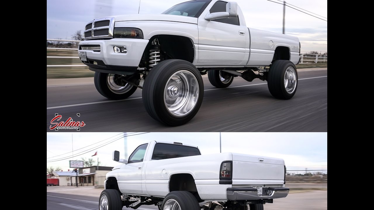 Second gen RAM with Big engine mods, Big wheels and a Big lift kit.